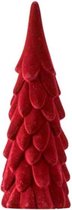 Velvet Kerstboom – Bordeaux rood – H23cm