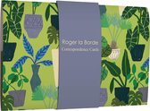Set mooie correspondentie kaarten, Roger la Borde, 8 stuks met enveloppe , botanisch