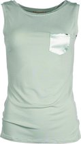 The Timeless Sleeveless Shirt - Jade - XLarge - bamboe kleding dames