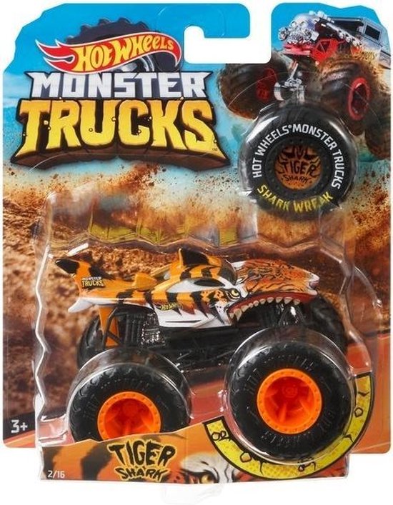 Hot wheels shark monster top truck