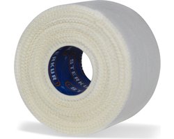 Sterkur® Sporttape Classic 3.8cm * 10m - Geschikt voor enkels en handen - Blessure tape - Witte sport tape - Scheurbaar - Extra sterk
