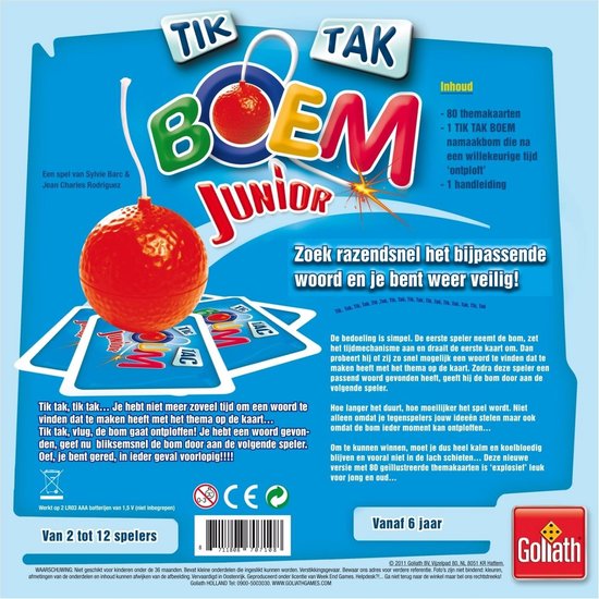 bol.com | Tik Tak Boem Junior | Games