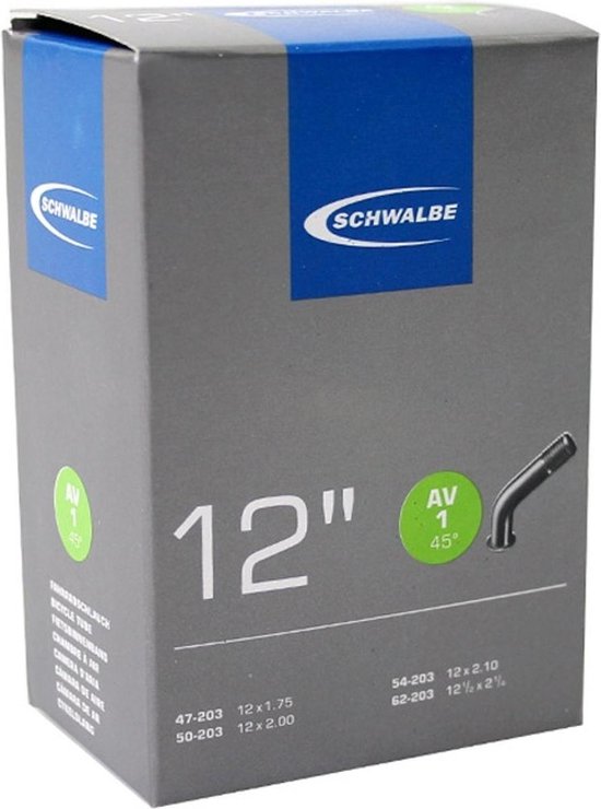 Schwalbe Binnenband - AV12 - 12 inch x 1.75 - 2.10 - Autoventiel - 38mm