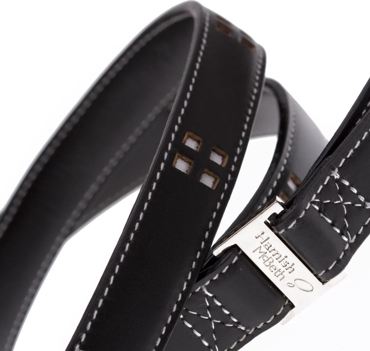 Hondenlijn Tommy Black 122 cm lang
