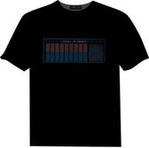 T-shirt LED Equalizer - Zwart - Special Equalizer - Taille XXL