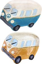 Retro bus schalen | Set van 2 | Volkswagen model