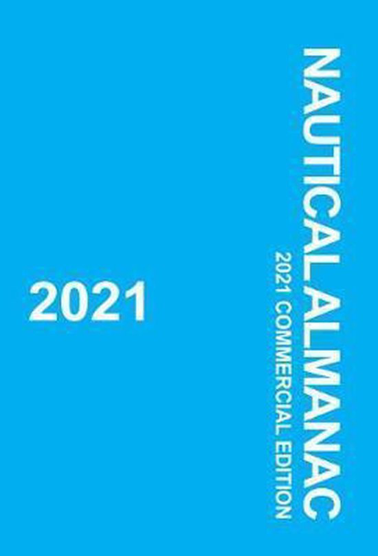2021 Nautical Almanac - cover
