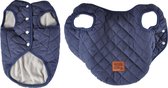 4goodz winterjas bodywarmer voor honden quilted gestikt 40 cm - Blauw