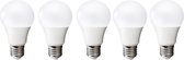 5 Stuks LED Lampen / 9 Watt (vervangt 72W Gloeilamp) / E27 Fitting / Koel Wit / Daglicht