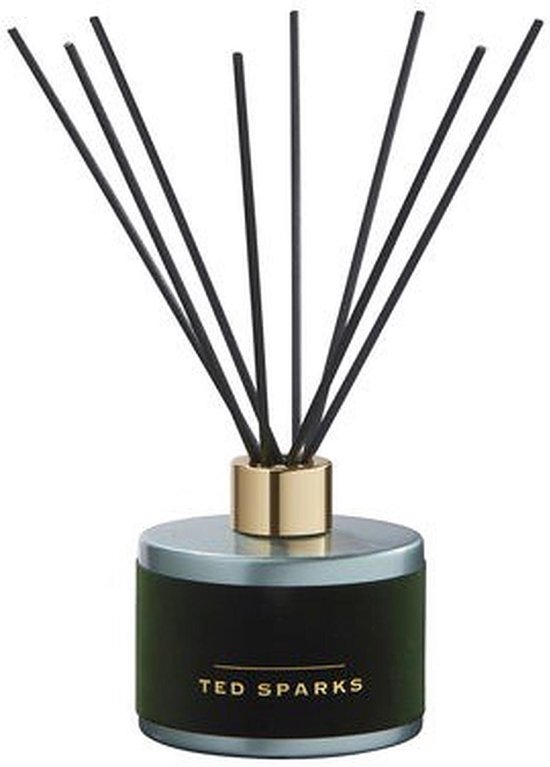 Ted Sparks - Geurstokjes - Huisparfum - Interieurparfum - Huisgeur geurstokjes – Luxe verpakking - Moss & Sandalwood