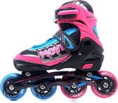 MOVE Fast girl - Inline skates voor kind - Roze - Maat 38-41 - Verstelbaar - Cadeau - Skeelers