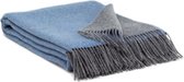 Most - Wollen plaid Denim - Nieuw-Zeelandse wol - 140 x 200 cm - Blauw