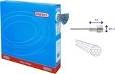 Rem binnenkabels Elvedes 2000mm RVS Ø1,5mm V-nippel (100 stuks)