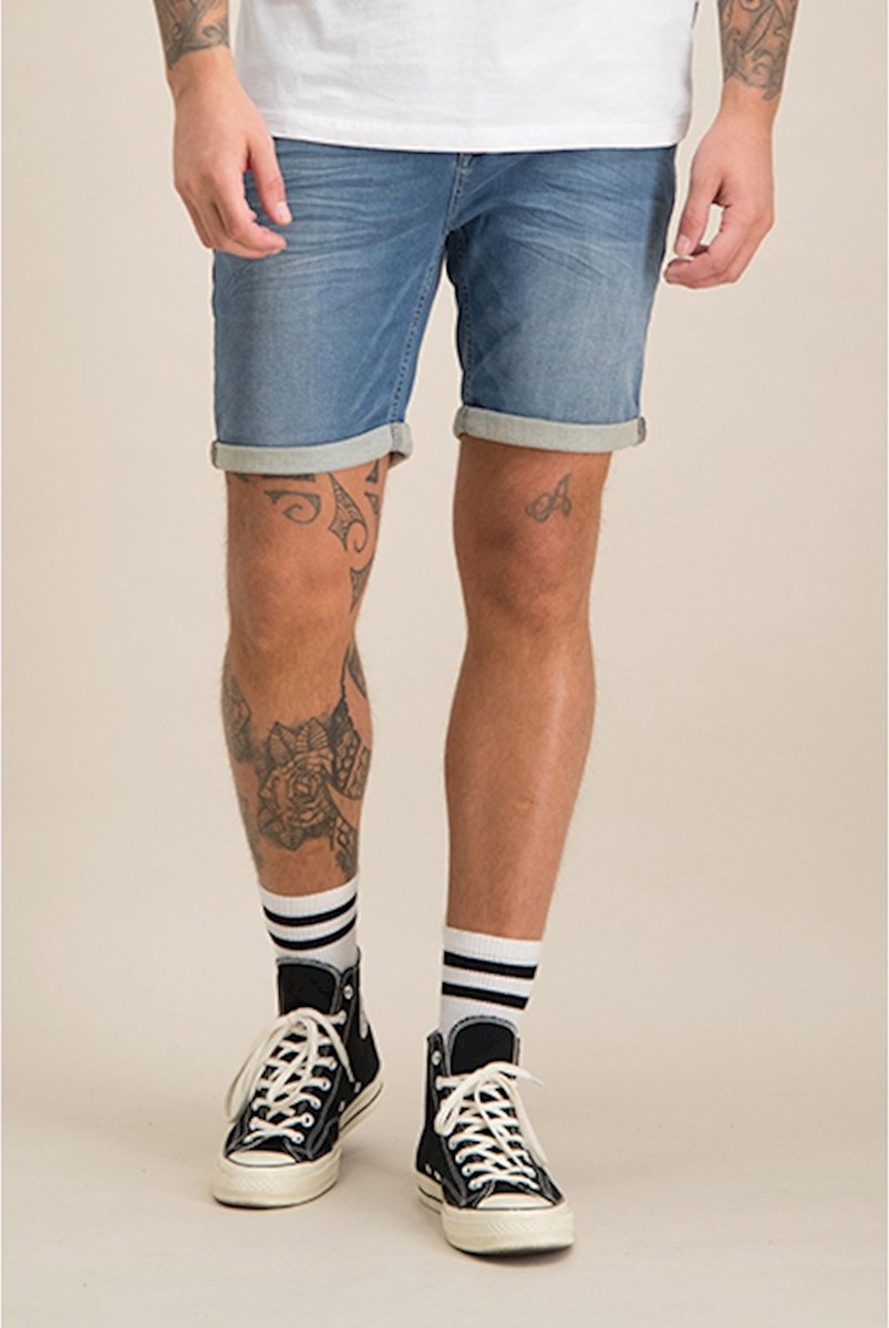Kultivate Korte Broek Jeans Pocket Indigo Blauw (1901024407 - 304)