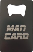 Card fles opener metaal flesopener Man Card - Bier mancave verjaardag cadeau vaderdag kerst sinterklaas