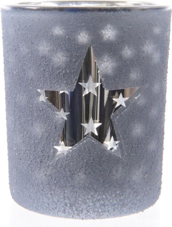 Theelichthouder Vallende Ster - Keramische Sterren Theelicht Houder Voor Gezellige Sfeer