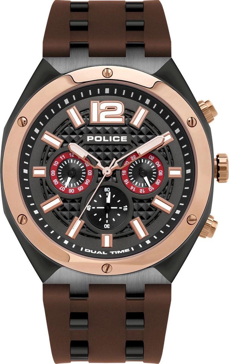 Police Kediri Chrono PL.15995JSBR-61P mannen horloge