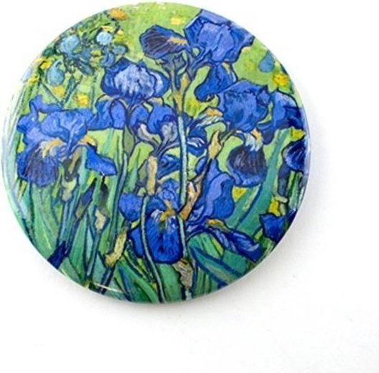 Miroir de poche Ø 80 mm, Iris, Van Gogh