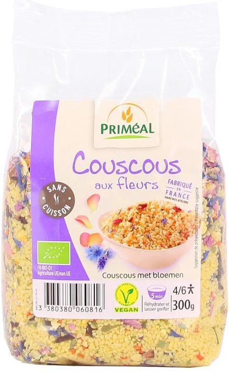Priméal Couscous met bloemen bio (300g)
