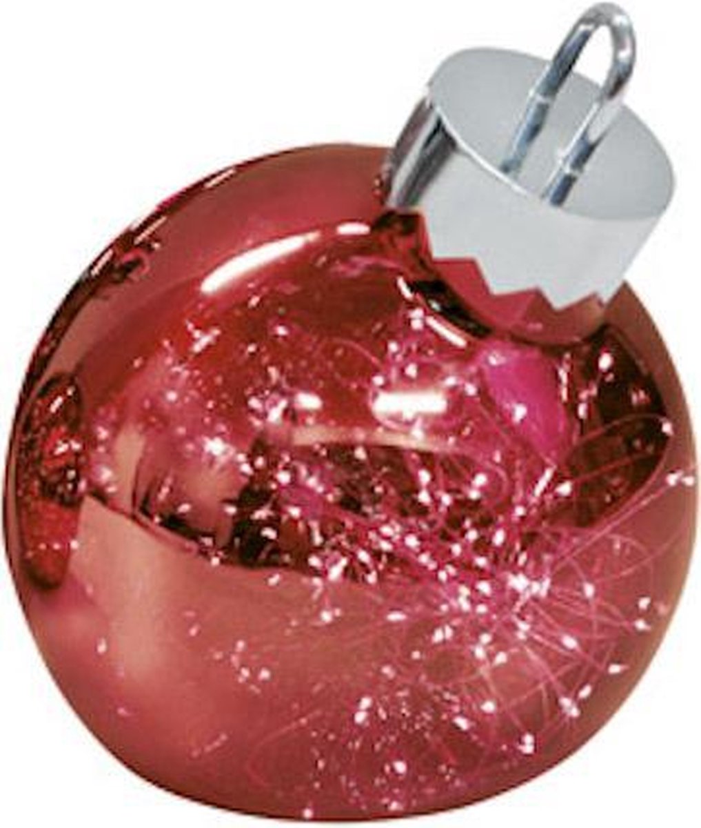 Sompex Ornament LED kerstbal rood Ø 30 cm