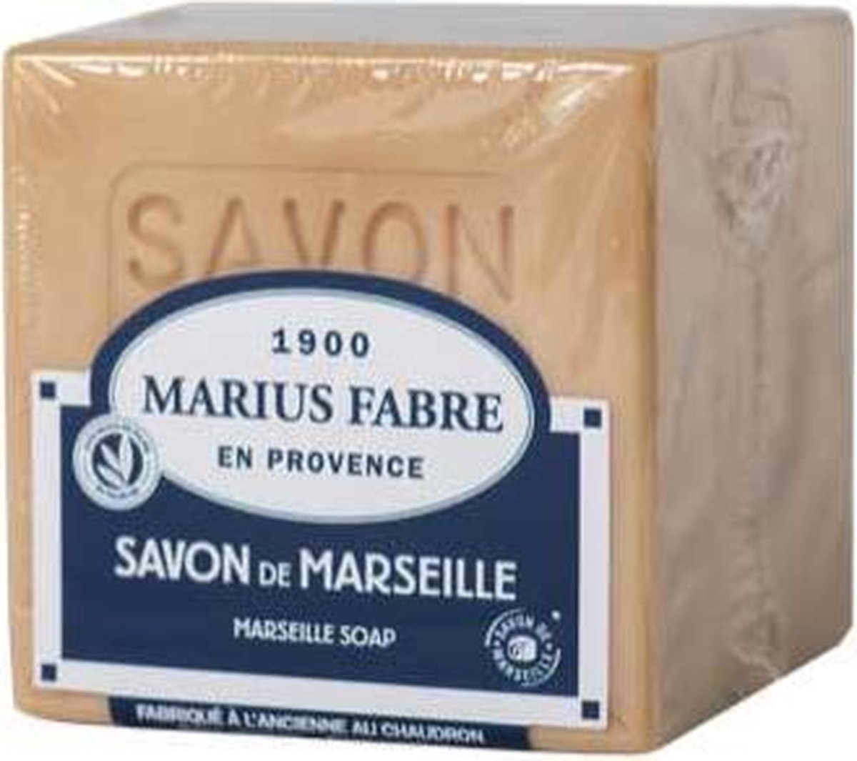 Marius Fabre Savon Marseille zeep blanc in folie (400g)