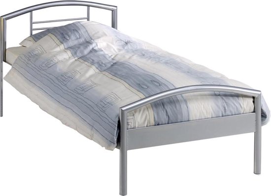 Modern grijs metalen bed 90x200 cm | bol.com