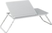 Opvouwbaar laptoptafeltje | Portable Laptop Tray - Wit | 25x35x60