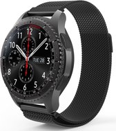 Bandje geschikt voor Samsung Watch 3 41mm - Zwart Milanese Band