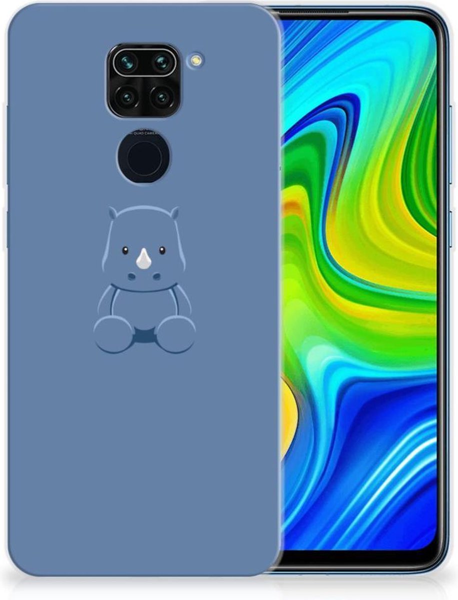 Xiaomi Redmi Note9 Telefoonhoesje met Naam Baby Rhino