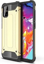 Fonu Hybrid Armor Case hoesje Samsung A51 Goud