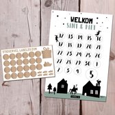 Label2X Aftelposter sinterklaas