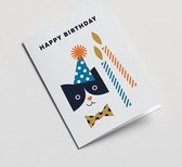 Postkaart - Happy birthday - Graphic Factory - 2deli