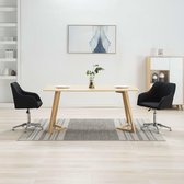 Eetkamerstoelen draaibaar set 2 stuks (Incl LW anti kras viltjes) - Eetkamer stoelen - Extra stoelen voor huiskamer - Bureau stoel - Dineerstoelen – Tafelstoelen