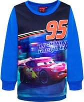 Disney Cars Sweater - Blauw - Maat 128 (8 jaar)