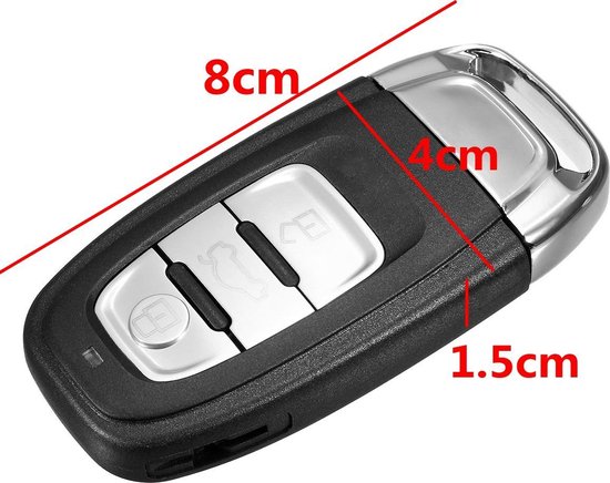 Audi Sleutel Smartkey 3-knops Behuizing voor Audi A4 S4 RS4 A5 S5 RS5 A6  ... | bol.com