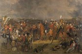 Jan Willem Pieneman, De Slag bij Waterloo 1824 op canvas, afmetingen van het schilderij zijn 60 X 100 CM