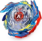 Tol voor beyblade burst - speelgoed - single top - EXCLUSIEF launcher blauw rood