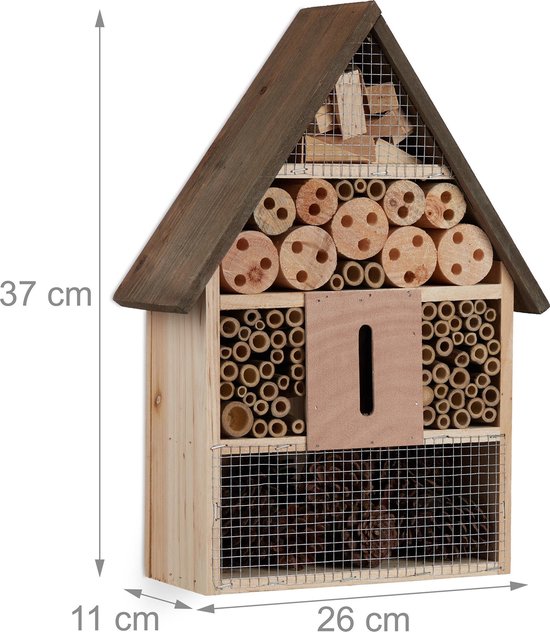 Hotel de insectos. 29 x 16 x Altura 49 cm. - buy at the price of € 49.99 in mano
