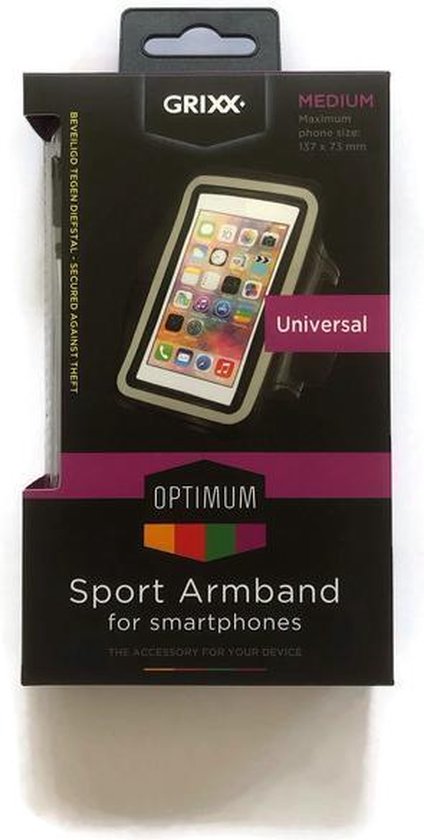 Grand JEP nietig Grixx Sport Armband Geschikt Voor Iphone En Android - Ideaal Voor Tijdens  Het... | bol.com
