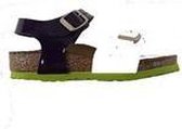 Birkenstock rio kids tropical wit lila smal 1003307, maat 27