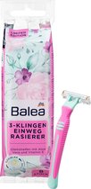 Balea Wegwerpscheermes voor dames - 3 mesjes - Schuifstrips met aloë vera en vitamine E (8 stuks)