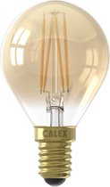 CALEX - LED Lamp - Kogellamp P45 - E14 Fitting - 3W - Dimbaar - Warm Wit 2100K - Goud - BES LED