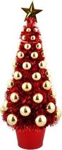 Sapin de Noël avec boules - hauteur 39,5 cm - Décoration de Noël - Décoration de Noël - décoration de saison