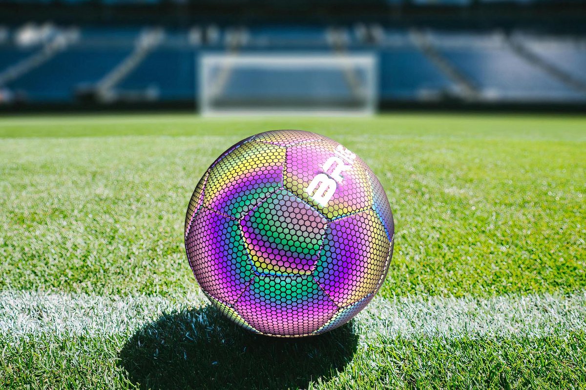 Football Holographique Réfléchissant Ballon De Football Lumineux