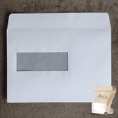EA5 Envelop met venster links (156 x 220 mm) - 80 grams met stripsluiting - 500 stuks