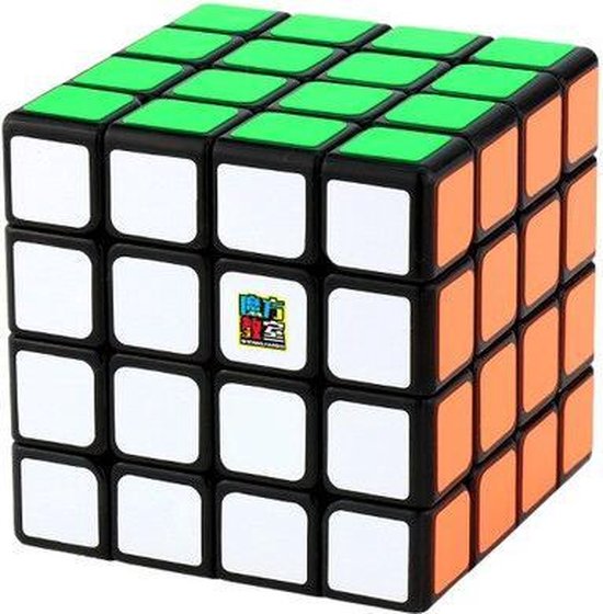 Afbeelding van het spel MoYu 4x4 speedcube - zwart - draai puzzel - puzzelkubus - magic cube - inclusief verzendkosten