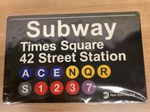 Subway Times Square 42 Street Station New York City Bord