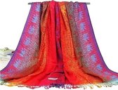 N3 Collecties Kashmiri Kani wollen sjaal voor dames