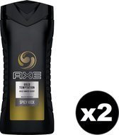 AXE Bodywash Gold Temptation With Spicy Kick - Verleidelijk Zoet - 250ml x 2