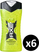 AXE Shower Gel - Anti Hangover - Awakening Body Hair Face - Citrus 250ml x6